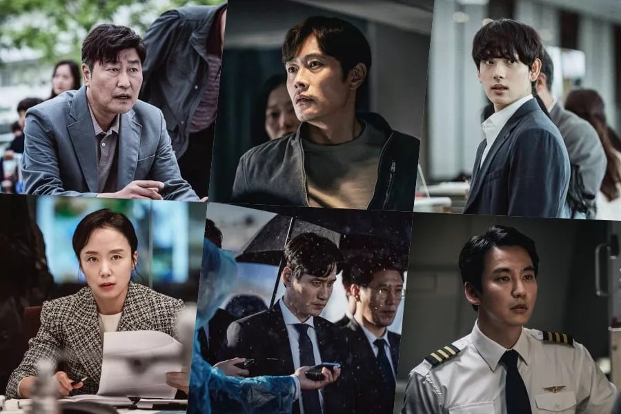 Emergency Declaration Rilis Still Cut, Gambarkan Ketegangan Song Kang Ho dan Lee Byung Hun