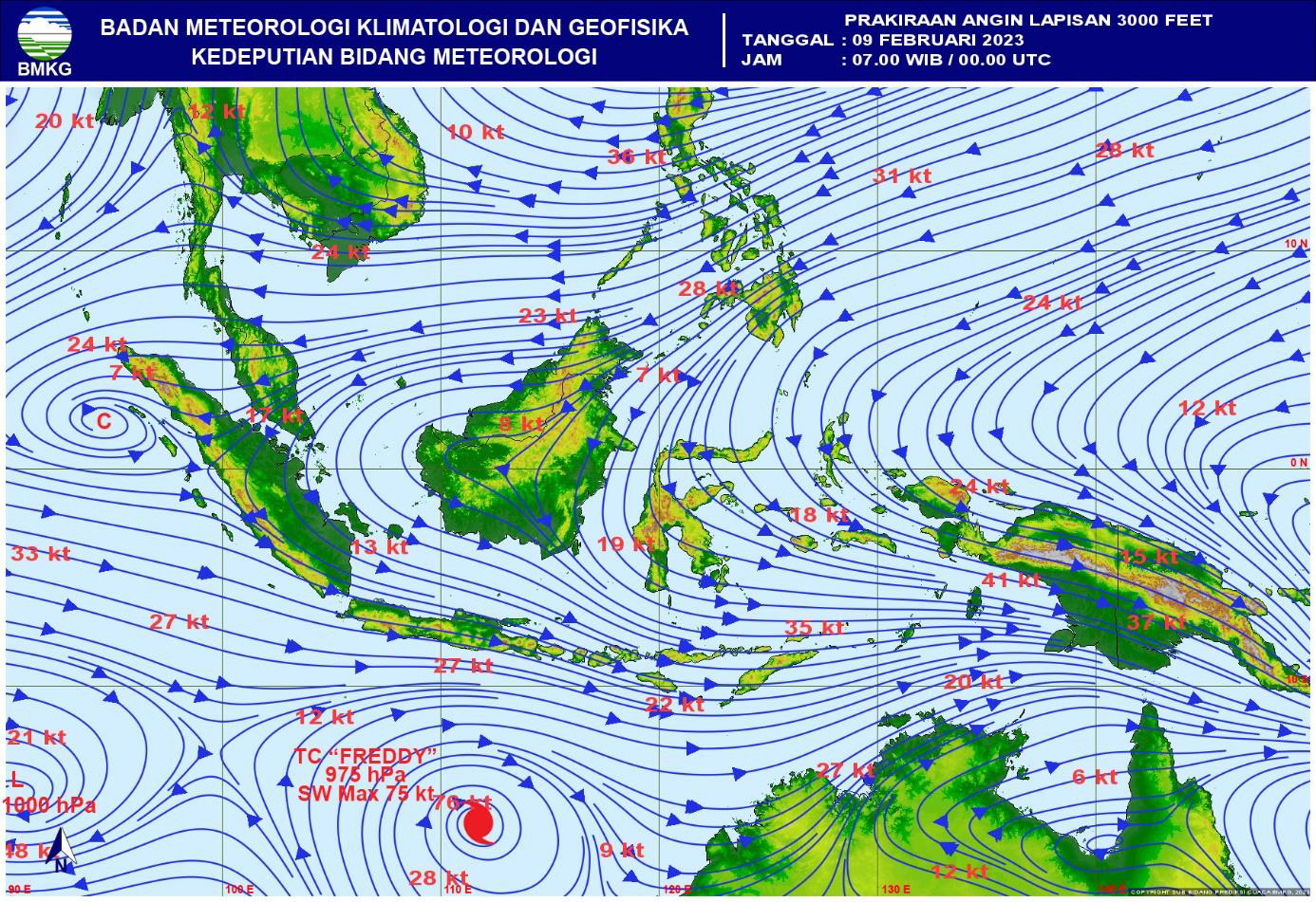 Siklon Freddy Lintasi Samudera Hindia, Waspadai Ini